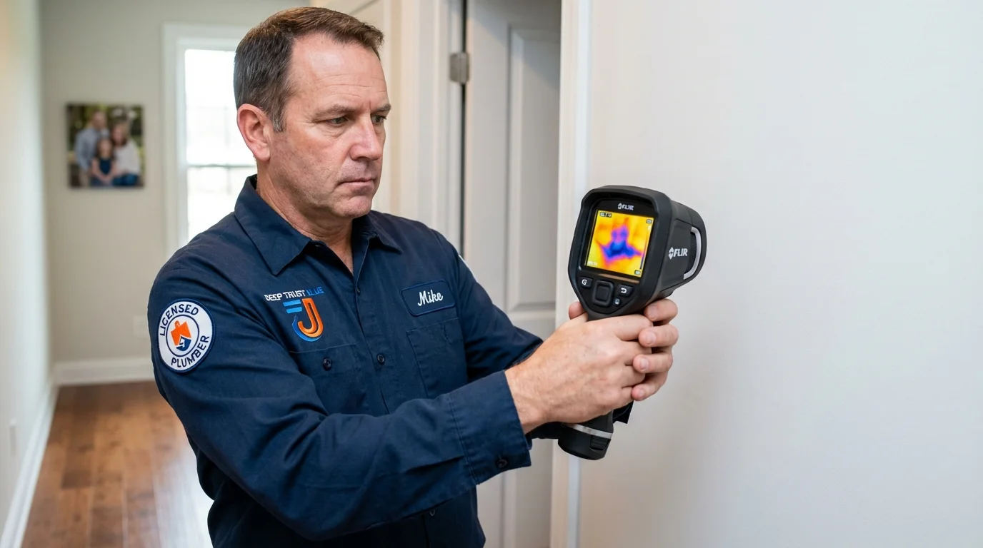 Thermal imaging leak detection by Johns Plumbing LLC in Dorado
